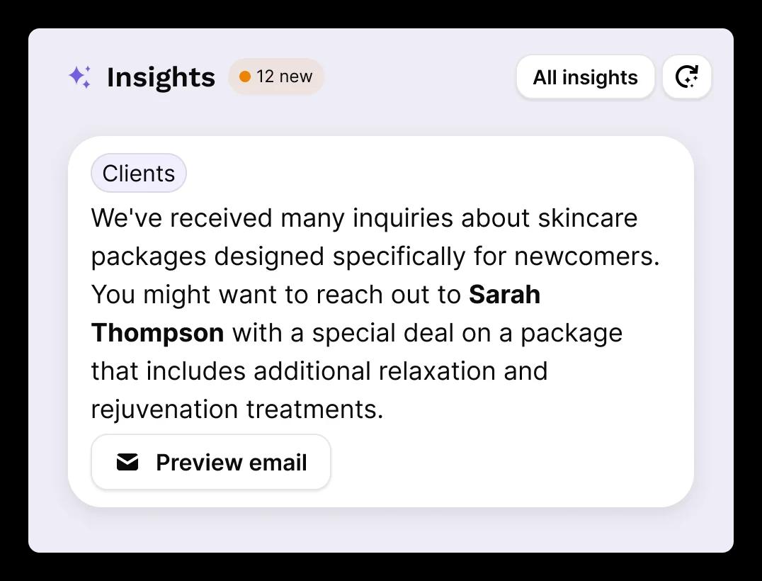 Get insights and automations with Workee AI