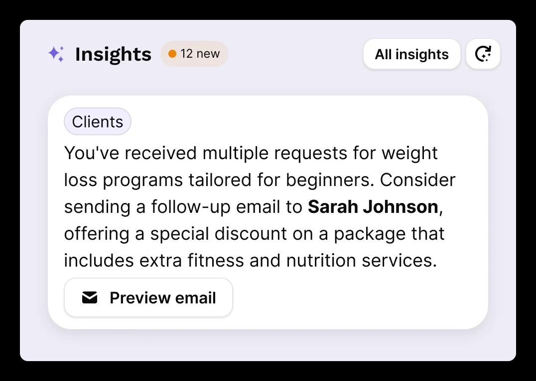 Workee AI insights and automations